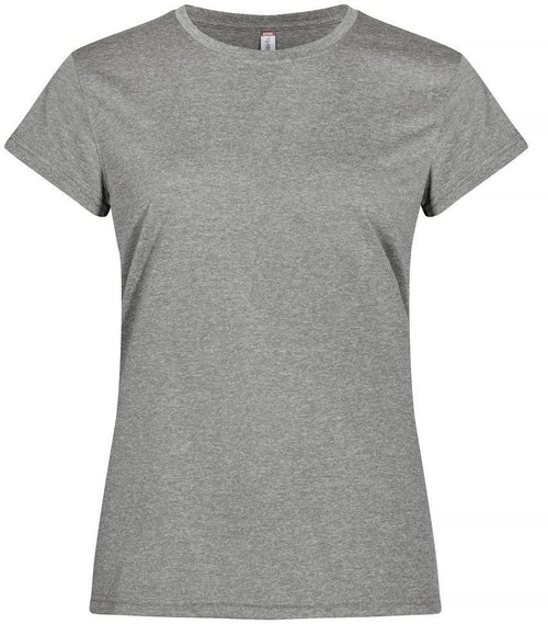 Basic Active-T Grigio Melange T-Shirt Donna Tessuto Tecnico Sportivo Asciugatura Rapida