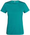 Basic Active-T Verde Laguna T-Shirt Donna Tessuto Tecnico Sportivo Asciugatura Rapida