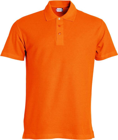 Basic Polo Arancio Polo Manica Corta