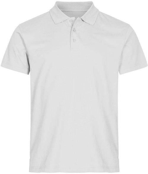 Basic Polo Bianco Polo Manica Corta Taglie Forti