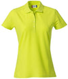 Basic Polo Lime Polo Manica Corta Donna