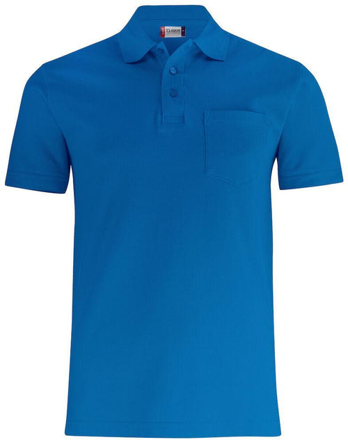 Basic Polo Royal Azzurro Polo Manica Corta con Taschino