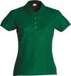 Basic Polo Verde Scuro Polo Manica Corta Donna