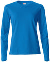 Basic T-Shirt Royal Donna Maglietta Manica Lunga Cotone
