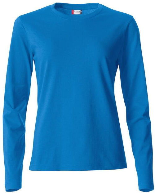 Basic T-Shirt Royal Donna Maglietta Manica Lunga Cotone