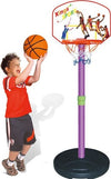 Basket-Canestro-Piantana-Per-Bambini-Altezza-Fino-134cm-Base-Riempibile-Plastica