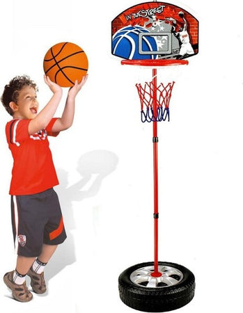 Basket Canestro Piantana Per Bambini Altezza Regolabile Fino 120cm Con Pallone Giochi e giocattoli/Sport e giochi all'aperto/Giochi sportivi/Basket Trade Shop italia - Napoli, Commerciovirtuoso.it