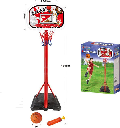 Basket Canestro Piantana Per Bambini Altezza Regolabile Fino 181cm Con Pallone Giochi e giocattoli/Sport e giochi all'aperto/Giochi sportivi/Basket Trade Shop italia - Napoli, Commerciovirtuoso.it