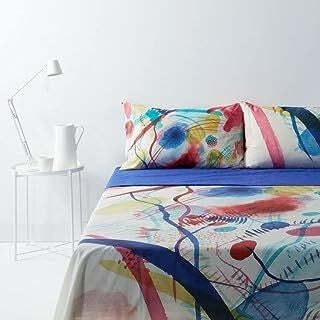 Bassetti Completo Lenzuola/copriletto Letto Matrimoniale Art. Composition Col.bluette Casa e cucina/Tessili per la casa/Biancheria da letto/Lenzuola e federe/Set di lenzuola e federe Biancheria Arredo Home - Nola, Commerciovirtuoso.it