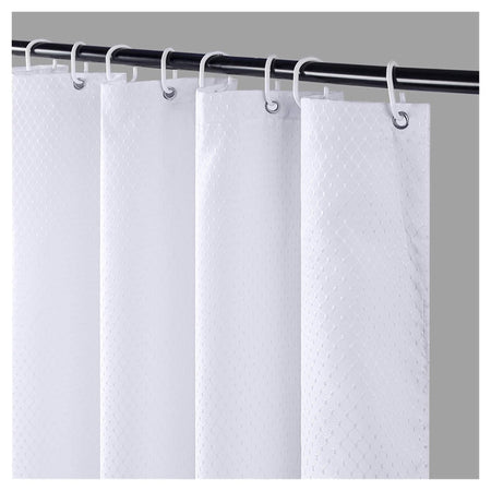 Bastone Asta Per Tenda Doccia Barra Telescopico 70 A 120 Cm Alluminio Nero 87231