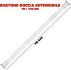 BASTONE ASTA TELESCOPICA PER DOCCIA TENDA ARMADIO ESTENSIBILE DA 70 A 120 CM Casa e cucina/Bagno/Accessori per il bagno/Tende da doccia binari e ganci/Bastoni e telai per tende Trade Shop italia - Napoli, Commerciovirtuoso.it