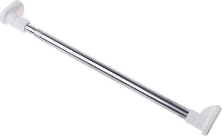 Bastone-Asta-Tenda-Doccia-Barra-Telescopica-Da-160-Cm-A-300-Cm-In-Acciaio