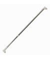 Bastone Asta Tenda Doccia Barra Telescopico 70-120cm Alluminio Piedini Bianchi 59796