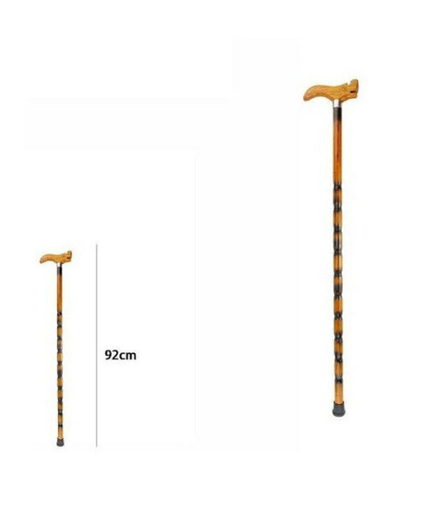 Bastone Da Passeggio Per Anziani Disabili In Legno Lunghezza 92 Cm 65547
