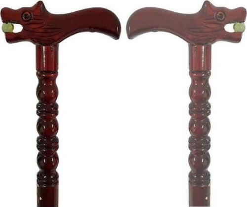 Bastone-Da-Passeggio-Per-Anziani-Disabili-Legno-Color-Ciliegio-Lungh.-90cm