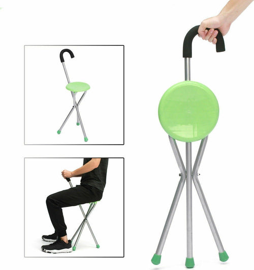 Bastone Da Passeggio Treppiedi Con Sedia Sgabello Anziani Campeggio Salute e Bellezza > Cura della Persona > Tutori Ortopedici Trade Shop italia - Napoli, Commerciovirtuoso.it