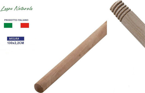 Bastone Manico In Legno Naturale Per Scopa Pulizia Casa Lunghezza 130 Cm Casa, arredamento e bricolage > Pulizia e Bucato > Pulizia Pavimenti Trade Shop italia - Napoli, Commerciovirtuoso.it
