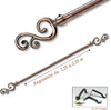 Bastone Per Tende In Metallo Puntale A Pianta Asta Regolabile Colore Rame Casa e cucina/Bagno/Accessori per il bagno/Tende da doccia binari e ganci/Bastoni e telai per tende Trade Shop italia - Napoli, Commerciovirtuoso.it