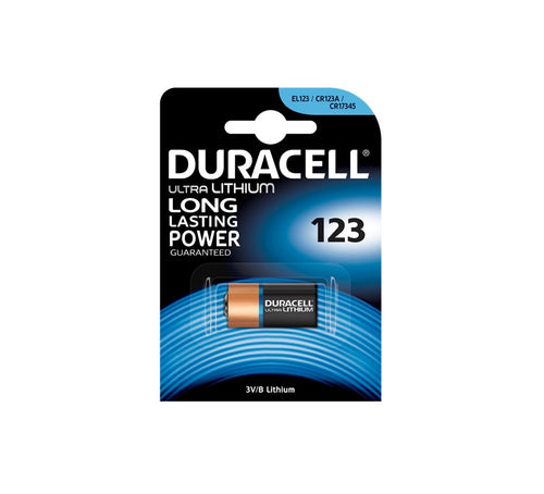 Batteria tipo 123 al Litio 3V DURACELL