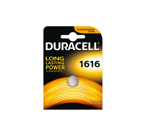 Batteria a bottone tipo 1616 al Litio 3V DURACELL