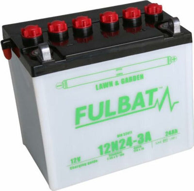 Batteria Fulbat per trattorini tagliaerba da 12V 24Ah con acido