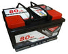 Batteria Auto 80AH 12V HIGH CAR 80 AH Positivo Destro Spunto A Lunga Durata L3b 600 En1