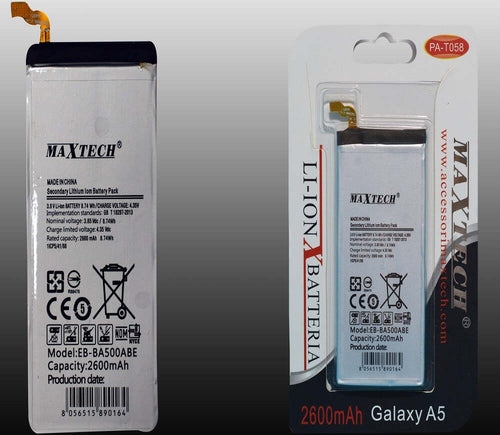 Batteria Compatibile Per Samsung Galaxy A5 Maxtech A Litio 2600mah Pa-t058 Batterie per Cellulari Trade Shop italia - Napoli, Commerciovirtuoso.it