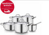 Batteria-di-pentole-9-pezzi-barazzoni-chef-line-in-acciaio-inox-18/10-alta-qualità-con-mainico-in-acciaio-linea-chef