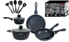 Batteria Di Pentole E Padelle Con Mestoli 12 Pezzi Dg Bavaria Per Tutti I Tipi Di Piano Cottura Inclusa Induzione Casa e cucina/Pentole padelle e pirofile/Pentole e padelle/Set/Set di pentole e padelle Puleo Casa - Palermo, Commerciovirtuoso.it