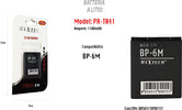 Batteria Di Ricambio Compatibile Con Bp-6m 1100mah Litio Cellulare Maxtech Pa-t041 Batterie per Cellulari Trade Shop italia - Napoli, Commerciovirtuoso.it