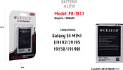 Batteria Galaxy S4 Mini A Litio Cellulare Smartphone Ricambio 1900mah Maxtech Pa-t011 Batterie per Cellulari Trade Shop italia - Napoli, Commerciovirtuoso.it
