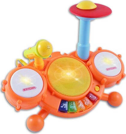 Batteria-giocattolo-Bontempi-BABY-Digitale-con-Microfono
