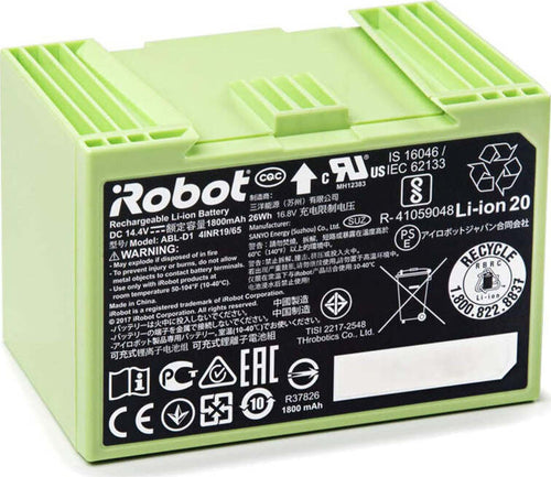 Batteria-Li-ion-ABL-D1,-1800mAh,-DC-14.4V,-per-iRobot-Roomba-E5,-i7