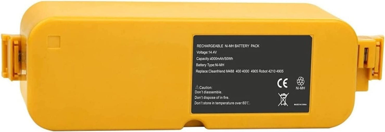 Batteria Ni-MH da 4000 mAh 14,4 V Compatibile con IRobot Roomba Serie 400