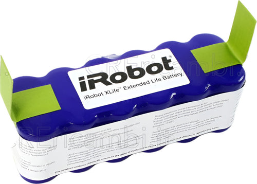 Batteria-Ni-Mh-RSP800-iRobot-XLife,-14.4V,-3Ah,-per-Scooba-450,-Roomba-500,-600,-700,-800,-900