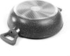 Batteria pentole 9pz alluminio e rivestimento effetto pietra bavaria Casa e cucina/Pentole padelle e pirofile/Pentole e padelle/Set/Set di pentole e padelle Led Mall Home - Napoli, Commerciovirtuoso.it