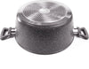 Batteria pentole 9pz alluminio e rivestimento effetto pietra bavaria Casa e cucina/Pentole padelle e pirofile/Pentole e padelle/Set/Set di pentole e padelle Led Mall Home - Napoli, Commerciovirtuoso.it