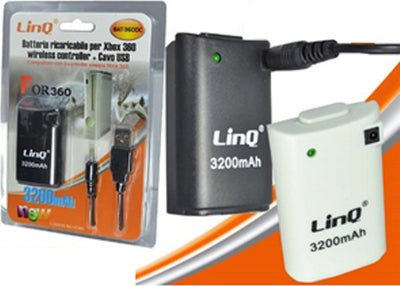 Batteria Ricaricabile Per Controller Xbox 360 Da 3200 Mah Linq Bat-360dc Informatica e Videogiochi > Videogiochi > Batterie per Controller Trade Shop italia - Napoli, Commerciovirtuoso.it