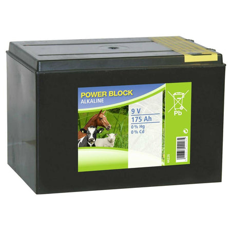 Batteria per recinti elettrici per mucche e cavalli 9V a secco Zinco-Carbone