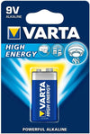 Batteria Varta High Energy Pila 9V