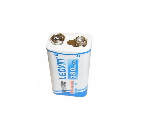 Batteria ricaricabile 9V 380mAh