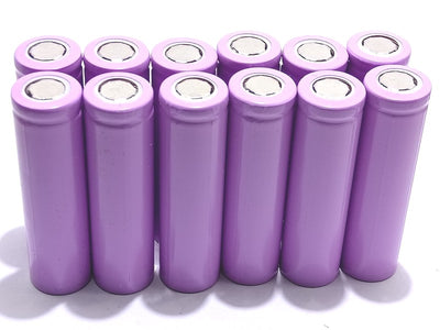 12 BATTERIE 18650 3,7V 6800mAh LITIO TESTA PIATTA SALDARE RICARICABILE PACCO BATTERIA TORCIA