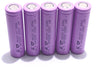 5 BATTERIE 18650 3,7V 6800mAh LITIO TESTA PIATTA SALDARE RICARICABILE PACCO BATTERIA TORCIA