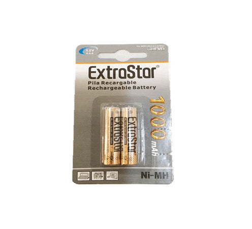 Batterie ricaricabili Mini Stilo AAA 1.2V 1000mAh