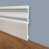 bancale da 100ml di Battiscopa ROMANTICO in POLIMERI linea BASICBOARD  150x12mm - BIANCO pitturabile