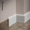 Bancale da 62,4ml di Battiscopa Coprimarmo FIRENZE  in POLIMERI FeelingWood-HD 144x23mm - BIANCO - Eternal Parquet