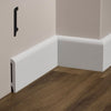 Battiscopa Becco di Civetta in POLIMERI FeelingWood-HD 101x15mm - BIANCO (prezzo al metro)
