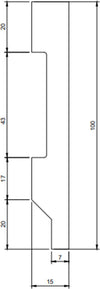 Battiscopa coprimarmo duropolimero bianco 2000x100x22mm Fai da te/Prodotti per la costruzione/Materiali da costruzione/Pavimenti/Materiali per pavimenti/Battiscopa Led Mall Home - Napoli, Commerciovirtuoso.it