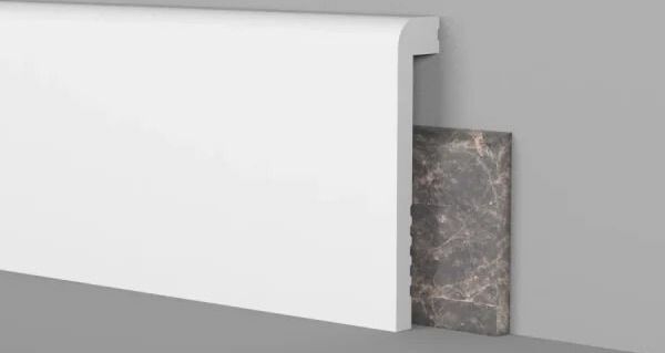 Battiscopa coprimarmo duropolimero bianco 2000x100x25mm Fai da te/Prodotti per la costruzione/Materiali da costruzione/Pavimenti/Materiali per pavimenti/Battiscopa Led Mall Home - Napoli, Commerciovirtuoso.it