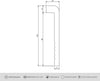 Battiscopa coprimarmo duropolimero bianco 2000x100x25mm Fai da te/Prodotti per la costruzione/Materiali da costruzione/Pavimenti/Materiali per pavimenti/Battiscopa Led Mall Home - Napoli, Commerciovirtuoso.it
